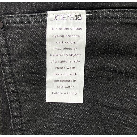 Joe's Jeans The Brixton Straight Narrow Size 18 Black New With Tags - Picture 10 of 15